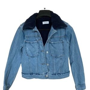 PACSUN sherpa  lined jean jacket